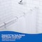 Kenney Mfg No Tools Stall Shower Curtain Rod, 24-40", White KN607C/10V1 - alternate 3